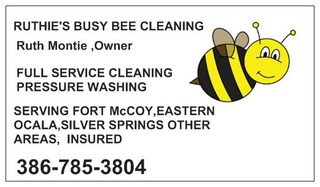 Ruthie's Busy Bee Cleaning logo